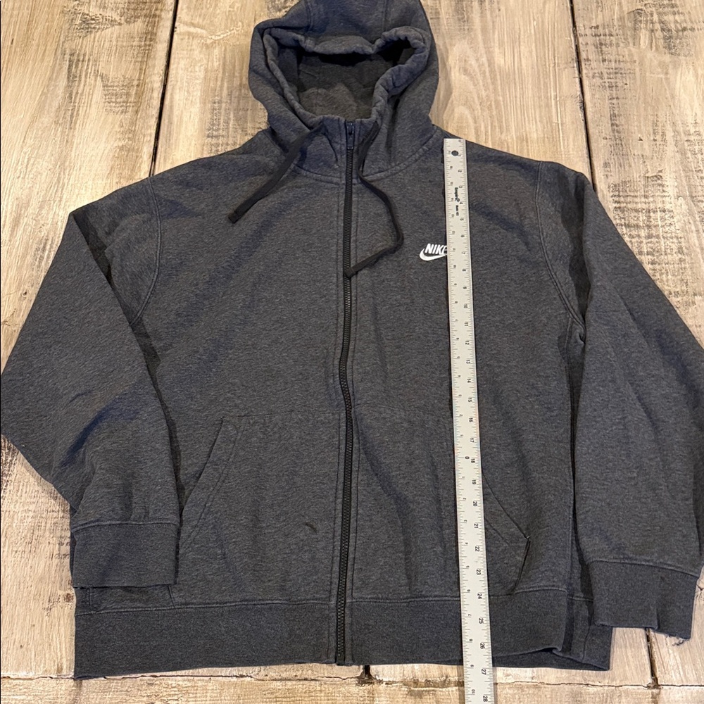 Nike Charcoal Full-Zip Hoodie - Picture 2 of 12